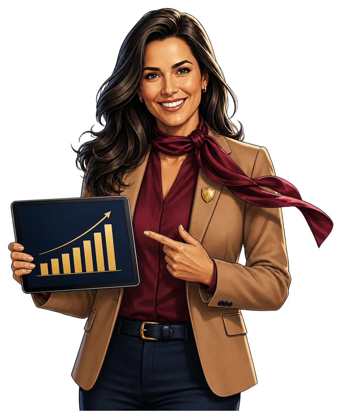 ContactHero sales hero reviewing sales insights