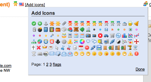 Icon picker